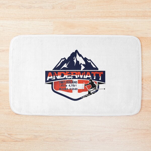 Item preview, Andermatt Ski Switzerland Skiing Alps Sticker T-Shirt 02 designed and sold by flamesnejme.
