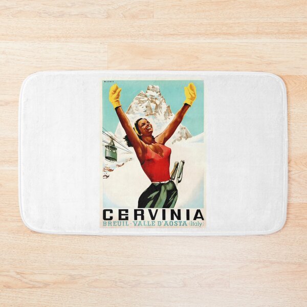 Item preview, Vintage Ski Resort Poster designed and sold by lizettis.