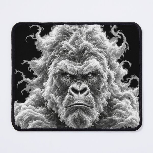 Item preview, Silverback Gorilla Front View – Artistic Cloud – exclusive and original creation by Plushiworld designed and sold by PLUSHIWORLDtm.
