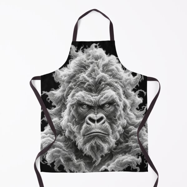 Item preview, Silverback Gorilla Front View – Artistic Cloud – exclusive and original creation by Plushiworld designed and sold by PLUSHIWORLDtm.