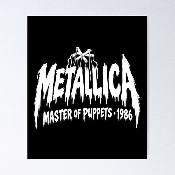 Item preview, METALLICAS MASTERS OF PUPPETSS 1986 Drip designed and sold by ZenobiaKingsley.