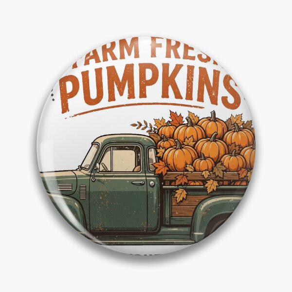 Item preview, Farm Fresh Pumpkins Vintage Truck Fall designed and sold by Dudas Garage & Outdoors.