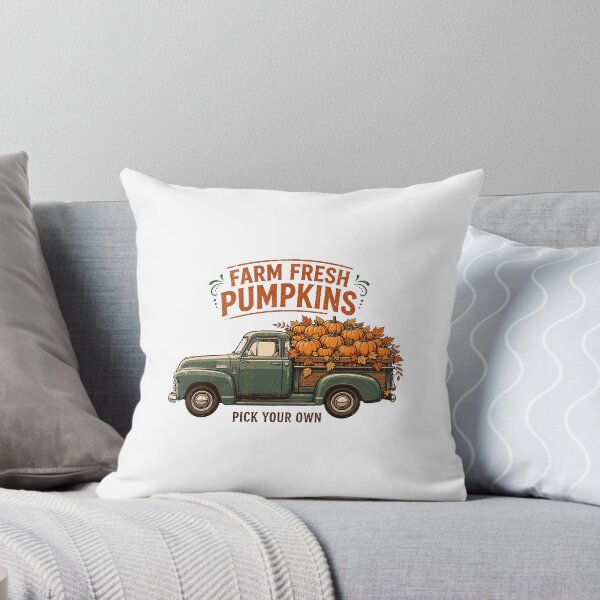 Item preview, Farm Fresh Pumpkins Vintage Truck Fall designed and sold by Dudas Garage & Outdoors.