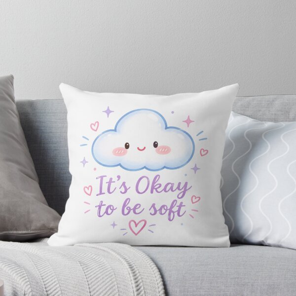 Item preview, It's Okay to be soft | Cute pastel clouds designed and sold by K-Fashion Hub.