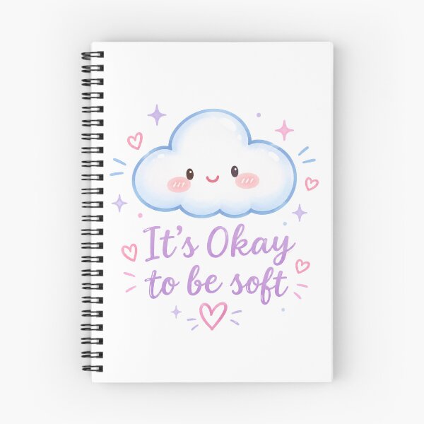 Item preview, It's Okay to be soft | Cute pastel clouds designed and sold by K-Fashion Hub.