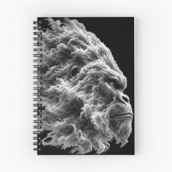 Item preview, Silverback Gorilla in Profile – Artistic Cloud by Plushiworld designed and sold by PLUSHIWORLDtm.