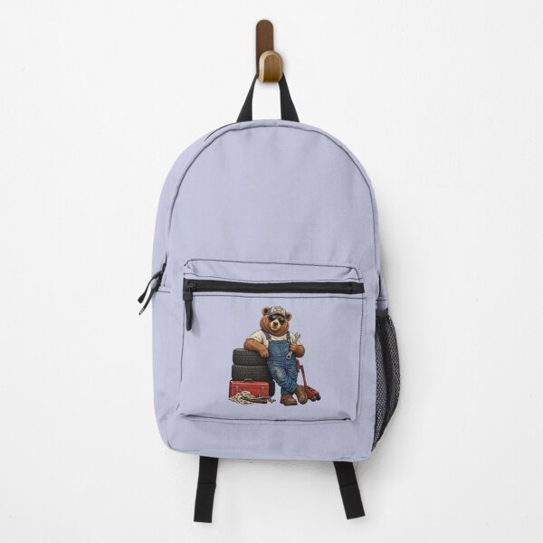 Item preview, Vintage Mechanic Bear – Retro Automotive Bear Design designed and sold by FootprintofLove.