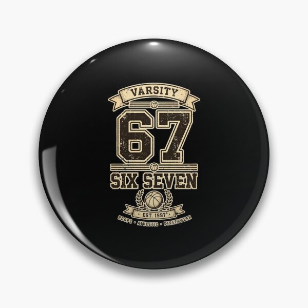 Item preview, Varsity 67 - Six Seven Basketball Jersey - Retro Varsity designed and sold by Vibe-Vary.