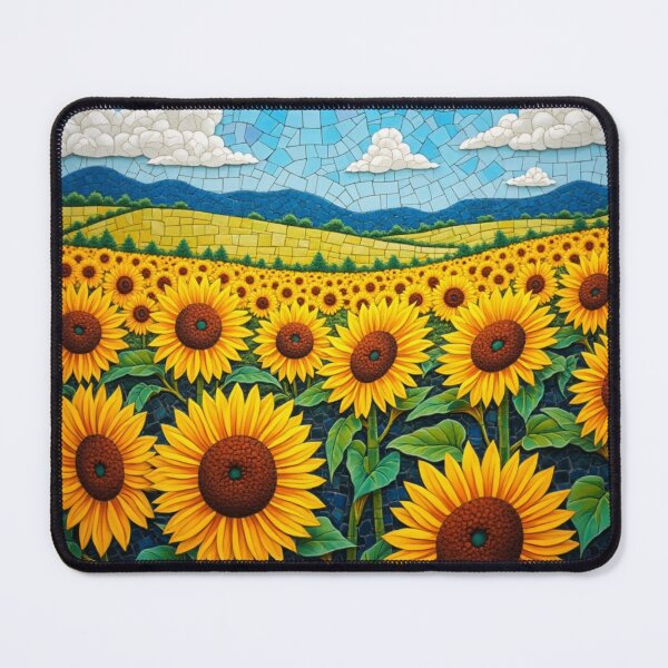 Item preview, Sunflower Mosaic Pattern designed and sold by VividSurfaces.