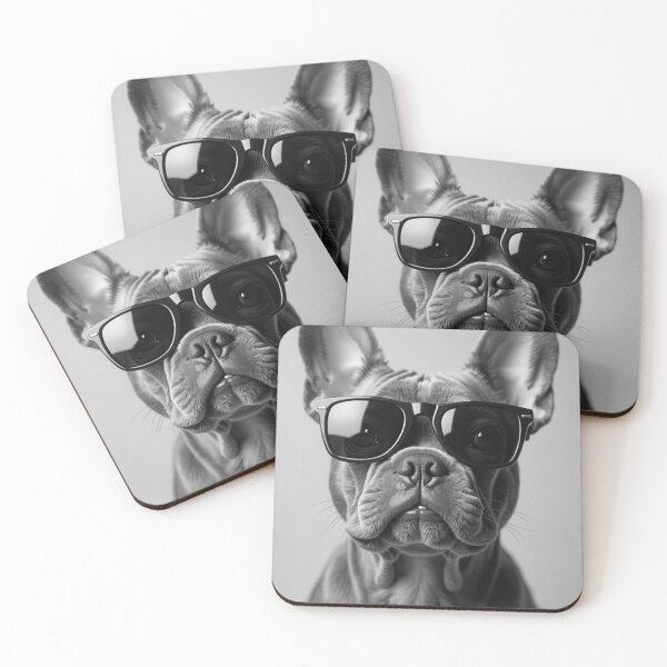 Item preview, Cool B&W Lilac French Bulldog in Sunglasses designed and sold by VFXguy.
