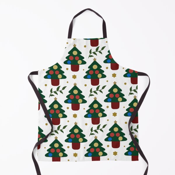 Item preview, Christmas Tree Bauble Pattern — Festive Green Gold Red Holiday Repeat Design designed and sold by HopeAndHustle.