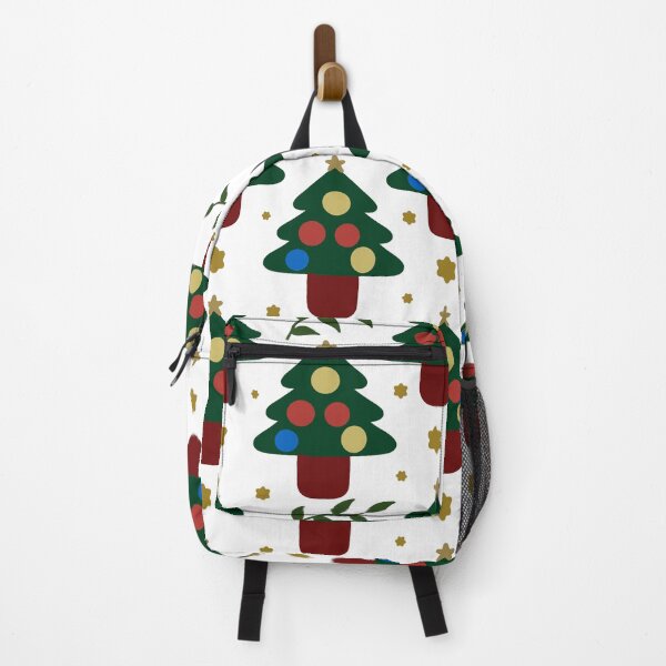 Item preview, Christmas Tree Bauble Pattern — Festive Green Gold Red Holiday Repeat Design designed and sold by HopeAndHustle.