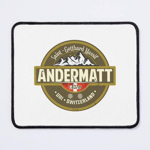 Item preview, Andermatt Ski Switzerland Skiing Alps Sticker T-Shirt 03 designed and sold by flamesnejme.