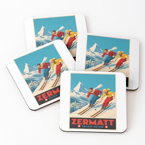 Item preview, Vintage Zermatt Poster designed and sold by lizettis.