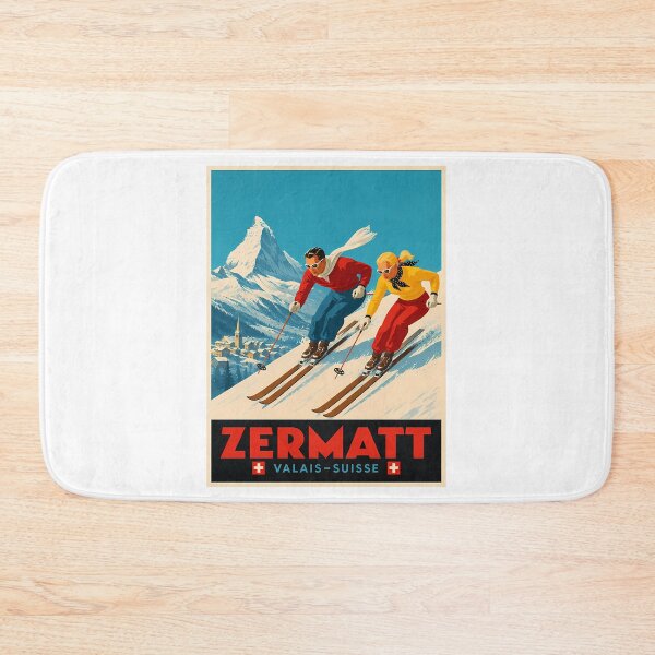 Item preview, Vintage Zermatt Poster designed and sold by lizettis.