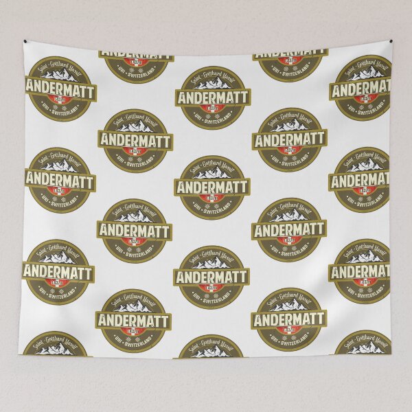 Item preview, Andermatt Ski Switzerland Skiing Alps Sticker T-Shirt 03 designed and sold by flamesnejme.