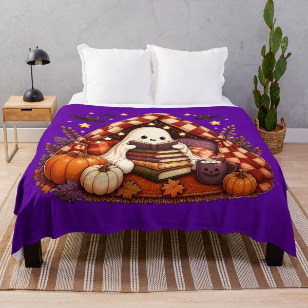 Item preview, Cozy Bookish Ghost Halloween Reading Tee designed and sold by Fun2Fentastic.