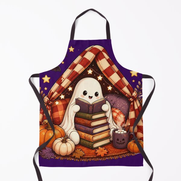 Item preview, Cozy Bookish Ghost Halloween Reading Tee designed and sold by Fun2Fentastic.