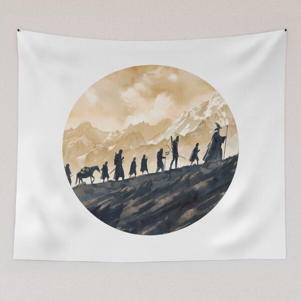 Item preview, Fellowship Mountains designed and sold by FrontierCosmic.