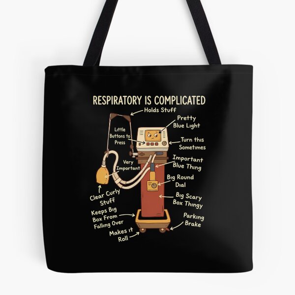 Item preview, Respiratory Is Complicated Respiratory Memes designed and sold by PhoebeBronner.