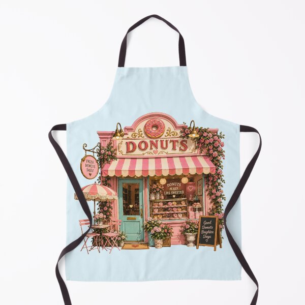 Item preview, Vintage Donut Shop | Pink Retro Bakery & Cute Cottagecore Donut Aesthetic designed and sold by TheStephanieRome.