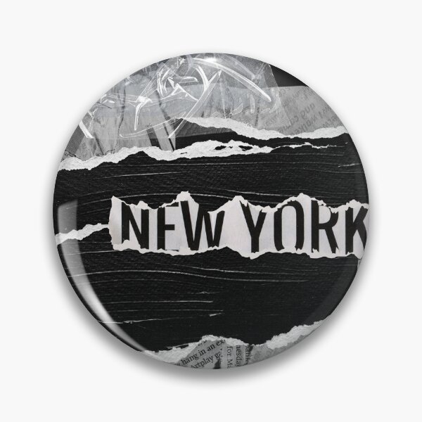 Item preview, Black New York Collage designed and sold by Swooncake Press.