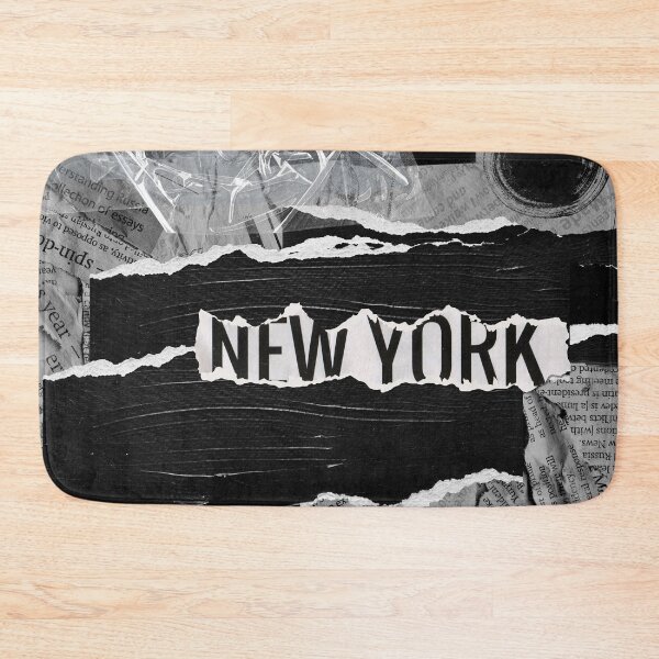 Item preview, Black New York Collage designed and sold by Swooncake Press.