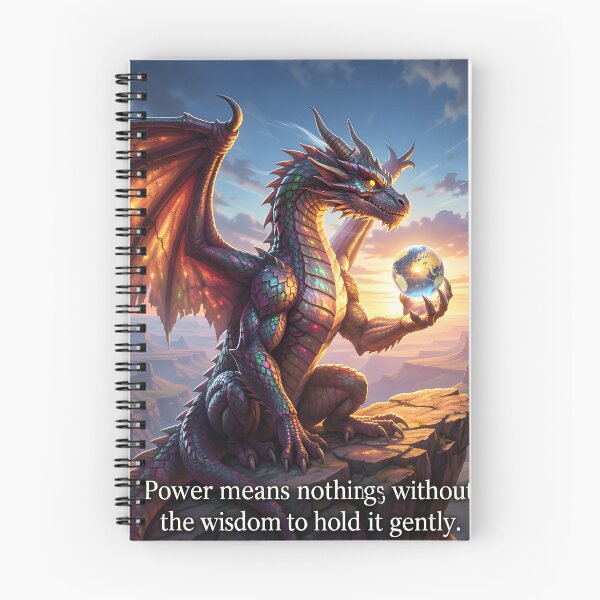 Item preview, Wisdom of the Dragon Power and Strength Quote designed and sold by yosmosverse .