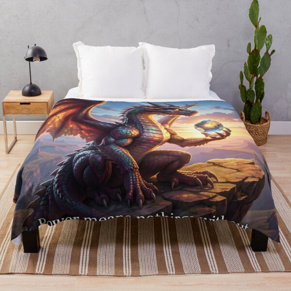 Item preview, Wisdom of the Dragon Power and Strength Quote designed and sold by yosmosverse .