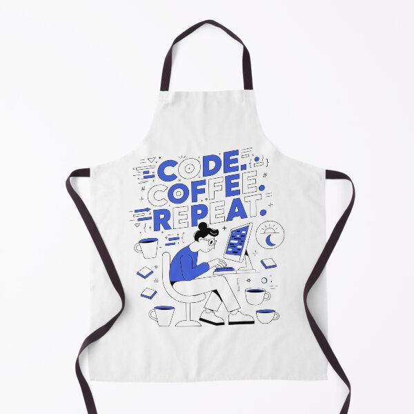 Item preview, Code Coffee Repeat Funny Programmer Coding Developer T-Shirt designed and sold by Design-Pro-21.