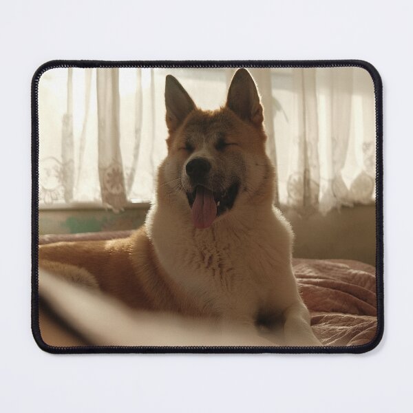 Item preview, Japanese Akita Inu on a Bed Indoors designed and sold by VanGaldo.