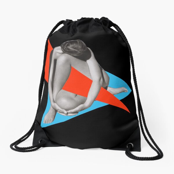Lovers Embracing Drawstring Bag
