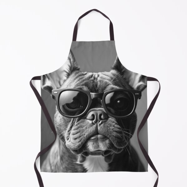 Item preview, Cool B&W Chocolate French Bulldog in Sunglasses designed and sold by VFXguy.