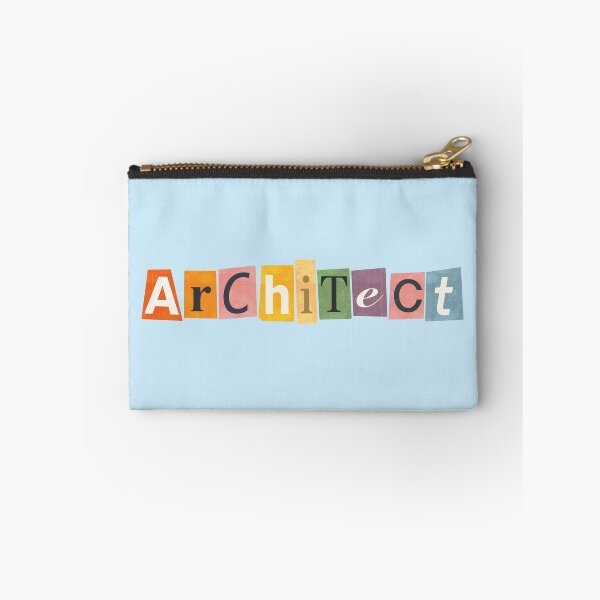 Item preview, Architect – Colorful Collage Typography Sticker designed and sold by tviyluv.