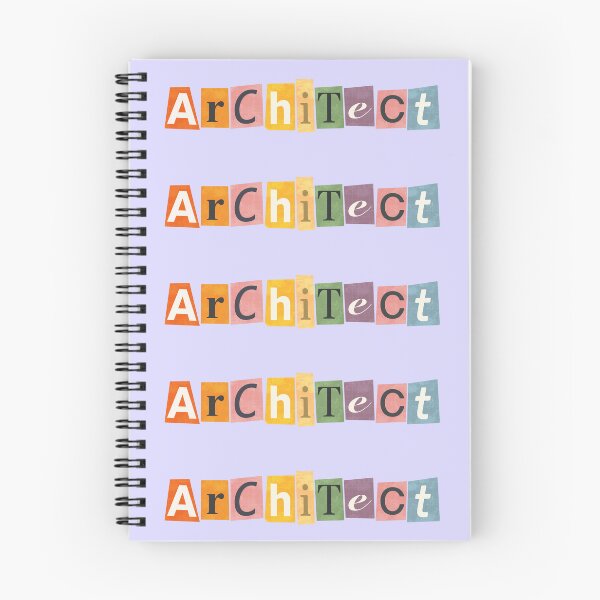Item preview, Architect – Colorful Collage Typography Sticker designed and sold by tviyluv.