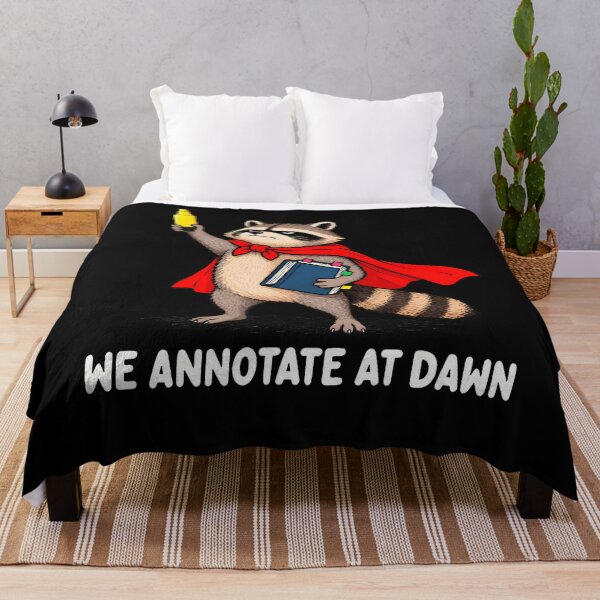 Item preview, We Annotate At Dawn English Teacher Funny Raccoon Reader designed and sold by Mataamolmawalo.