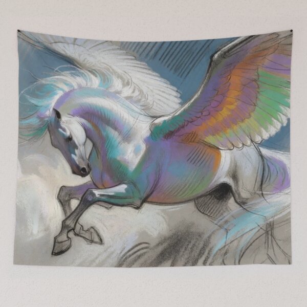 Item preview, Bright wings high, soaring through the sky (V2) designed and sold by SabaMirzique.