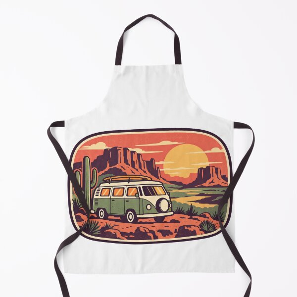 Item preview, Retro Desert Camper Road Trip Badge designed and sold by Everyday Motif.