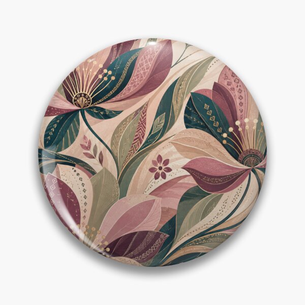 Item preview, Umushanana Folk Flowers – Flowing Rwanda Floral Pattern designed and sold by MarekoraStudio.