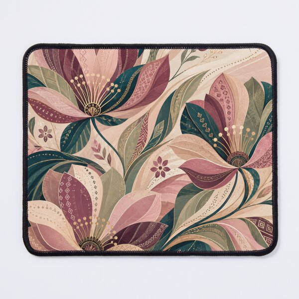 Item preview, Umushanana Folk Flowers – Flowing Rwanda Floral Pattern designed and sold by MarekoraStudio.