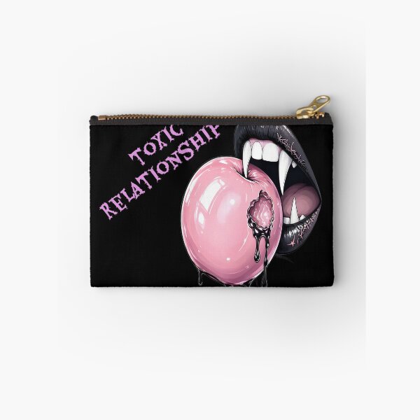 Item preview, Toxic Relationship Gothic Vampire Lips Pink Apple Emblem designed and sold by CraftyValley.