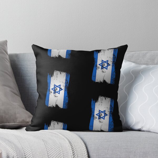 Item preview, Israel Flag Distressed Paint Brush Stroke Star of David Pride designed and sold by Danny-Arts1.