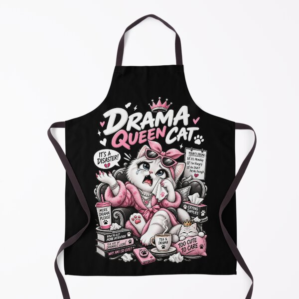 Item preview, Drama Queen Cat  designed and sold by Meow Story .
