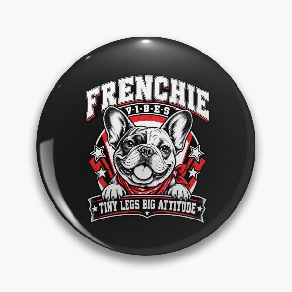 Item preview, Frenchie Vibes Tiny Legs Big Attitude designed and sold by Lozarux.