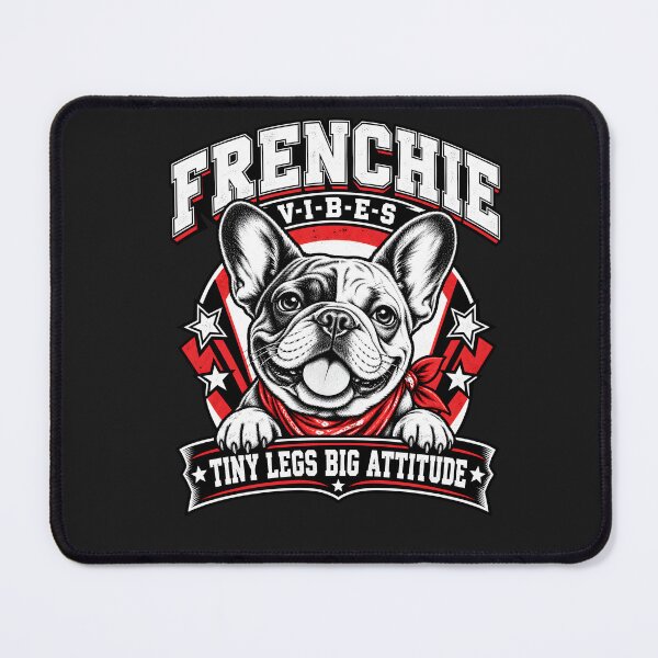 Item preview, Frenchie Vibes Tiny Legs Big Attitude designed and sold by Lozarux.