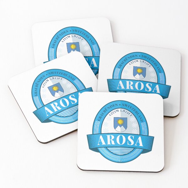 Item preview, Arosa Ski Switzerland Skiing Alps Sticker  designed and sold by flamesnejme.