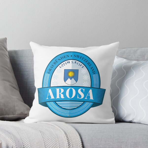 Item preview, Arosa Ski Switzerland Skiing Alps Sticker  designed and sold by flamesnejme.