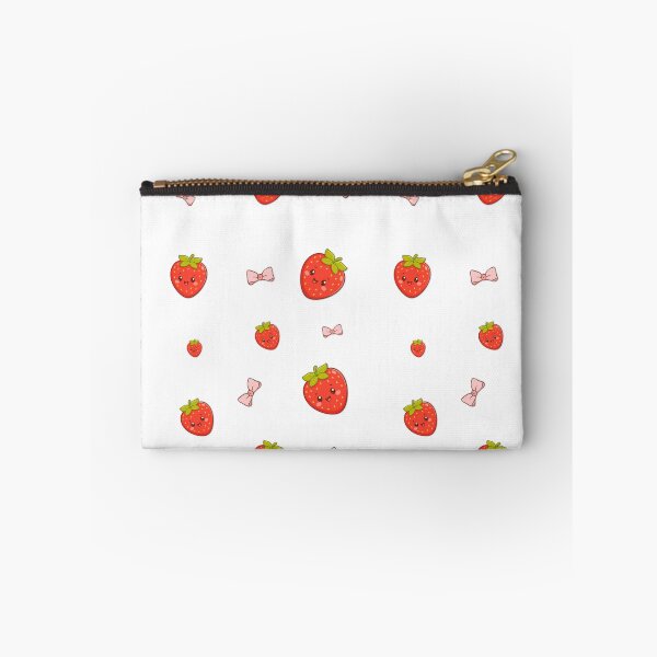 Item preview, Cute Strawberry Bow Pattern – Coquette Fruit Design designed and sold by lunadesignsmoon.