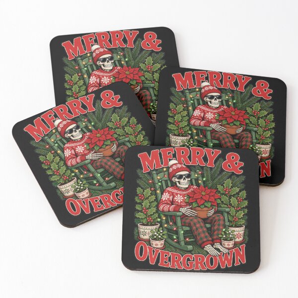 Item preview, Merry And Overgrown Skeleton Plant Lover Christmas designed and sold by Design Vibras.