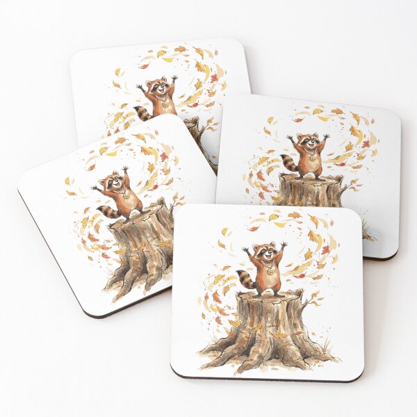 Item preview, Cheering Raccoon Gold Medal Winner designed and sold by Tiffany Roy.
